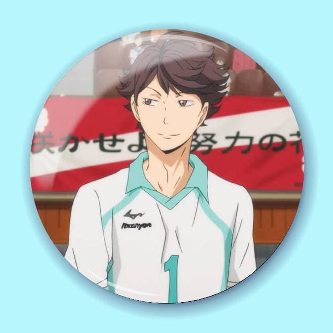 Аніме значок Волейбол (Haikyuu!!) 27, 56 мм, глянець