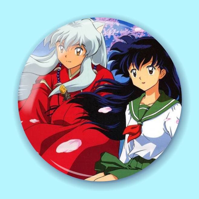 Аніме значок Інуяша (Inuyasha) 6, 56 мм, Глянець