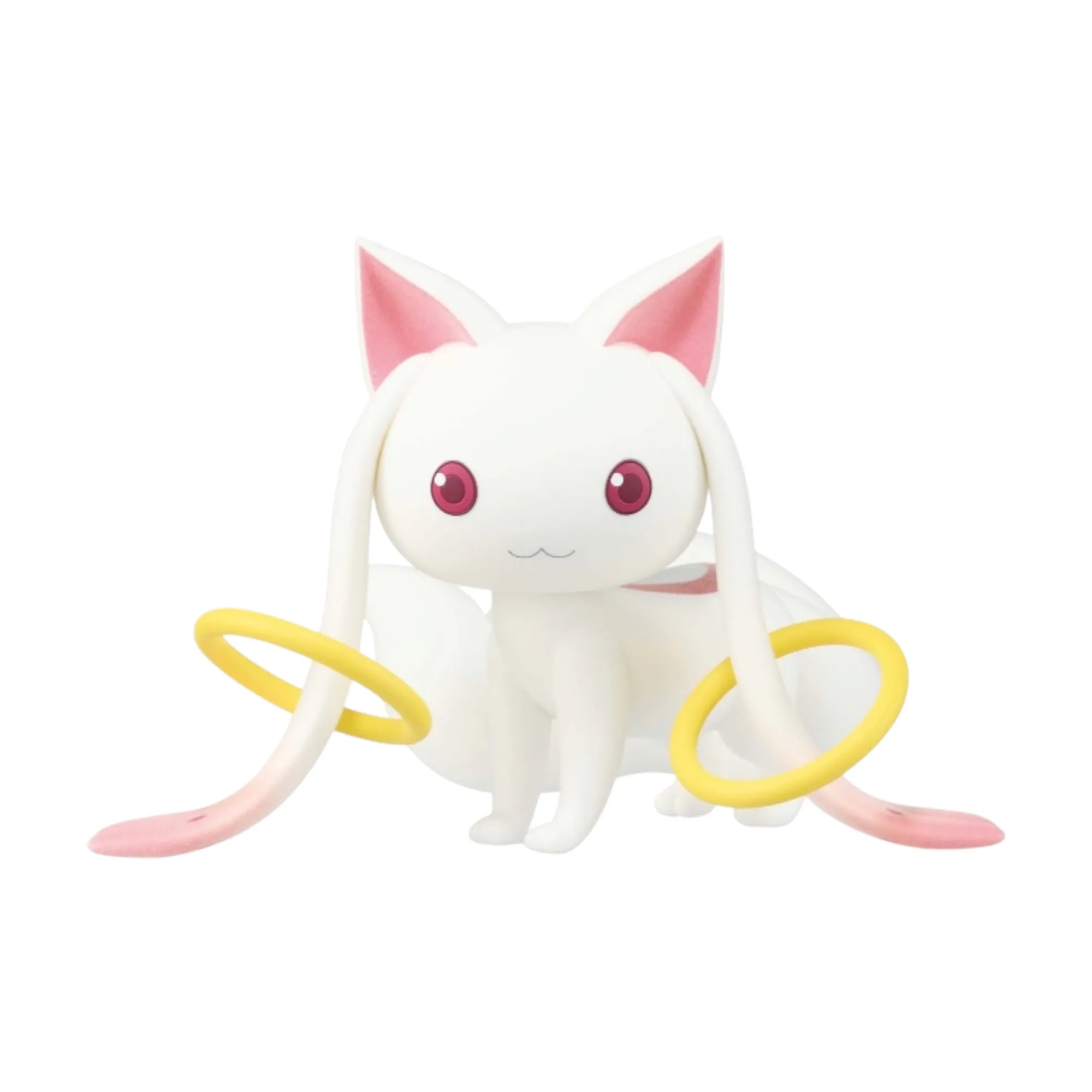 Аніме фігурка Кюбей (Kyubey) — Чарівниця Мадока Магіка (Puella Magi Madoka Magica: Walpurgisnacht Rising), серія Fluffy Puffy BIG, 13 см, виробник Banpresto