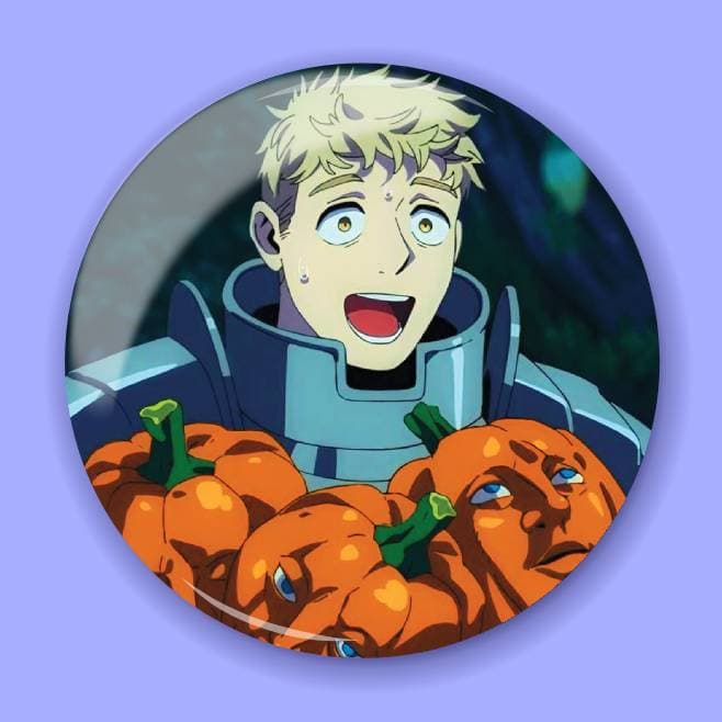 Аніме значок Смаколики з підземелля (Delicious in Dungeon) 7, 56 мм
