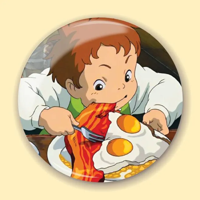 Аніме значок Мандрівний замок Гаула (Howl's Moving Castle) 7, 56 мм