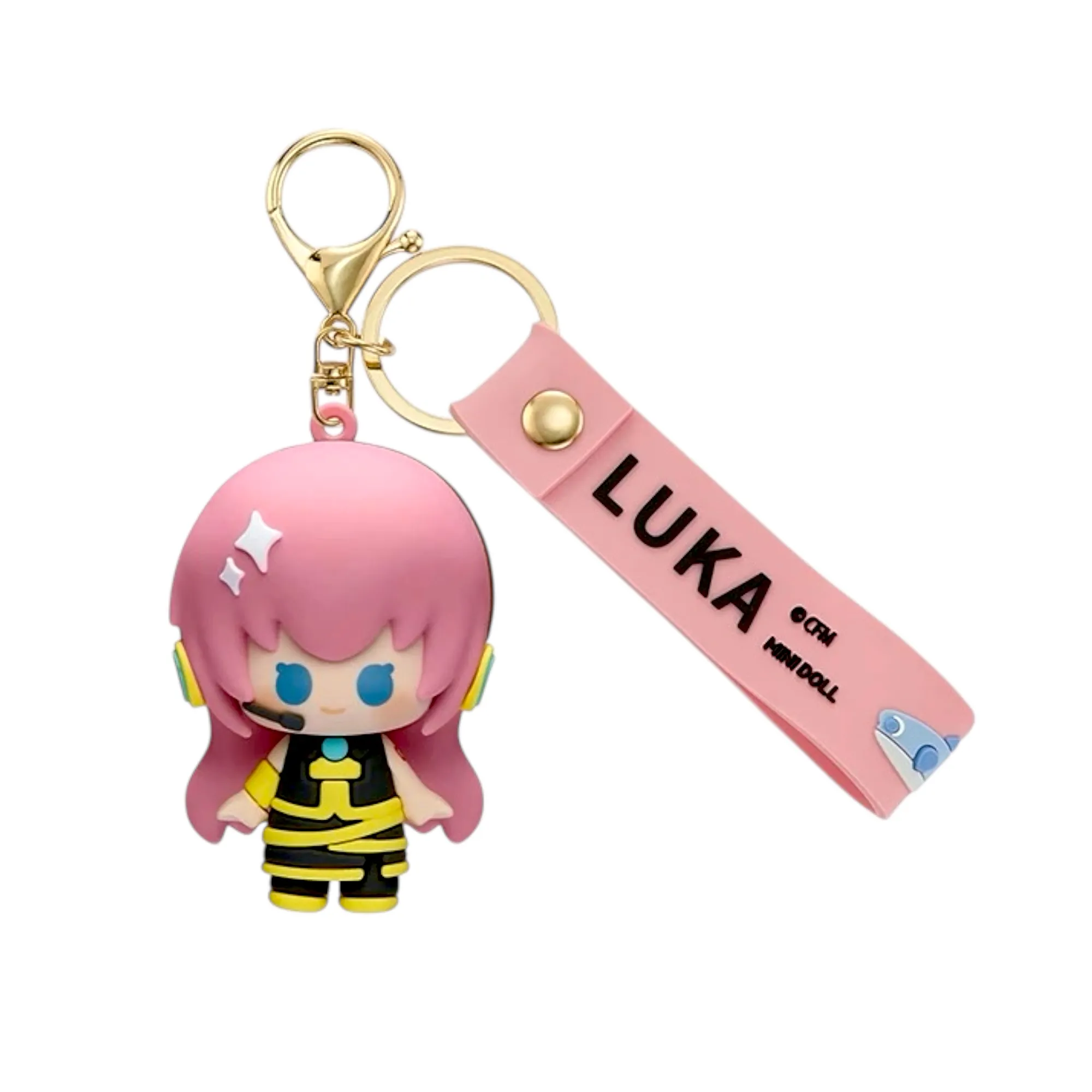 Оригінальний аніме брелок -  Мегурін Лука (Megurine Luka), Mini Doll Chibi Figure Keychain