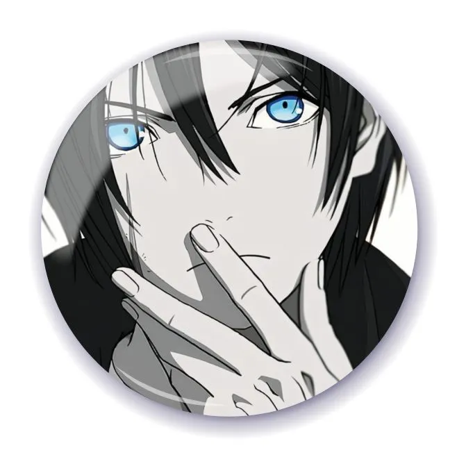 Аніме значок Безхатній бог (Noragami) 27, 56 мм, глянець