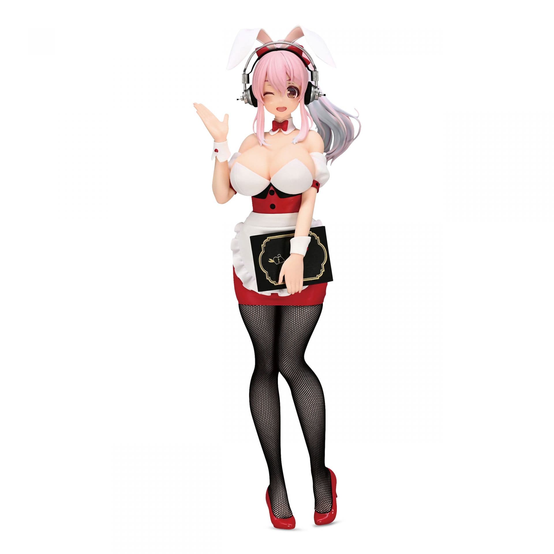 Аніме фігурка Супер Соніко (Super Sonico) BiCute Bunnies Waitress ver. Furyu — Супер Соніко (Super Sonico), 28 см