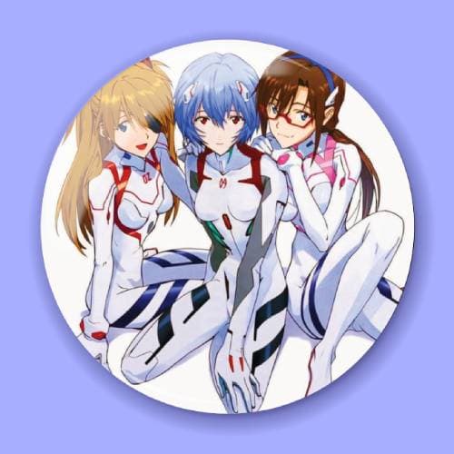 Аніме значок Єванґеліон (Neon Genesis Evangelion) 7, 56 мм, глянець