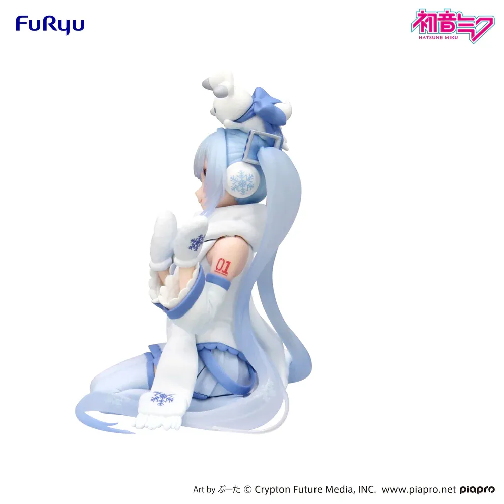 Аніме фігурка Сноу Міку (Snow Miku) Sky Town 10th Ver. Noodle Stopper Furyu — Хацуне Міку (Hatsune Miku), 15 см 6