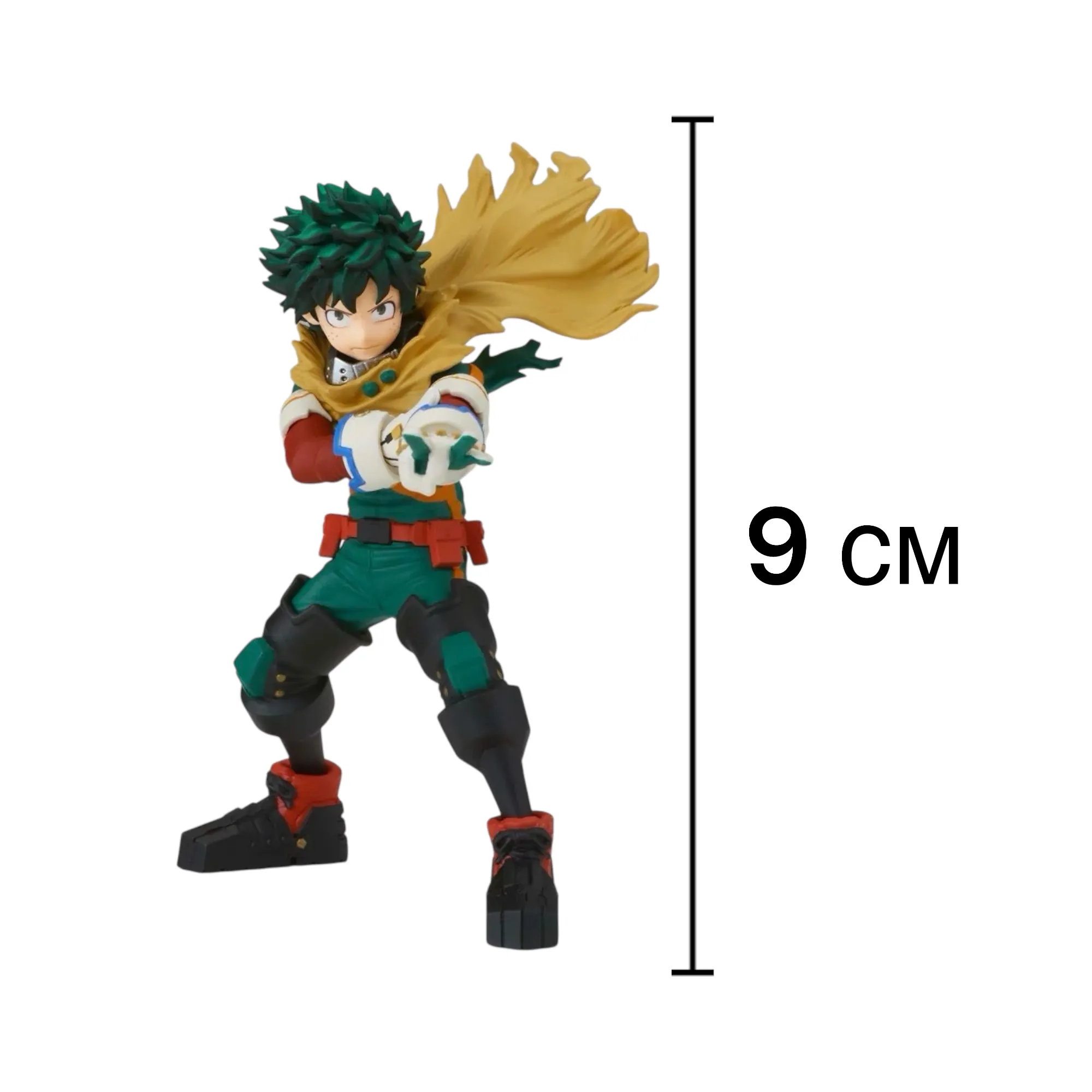 Аніме фігурка Ізуку Мідорія (Izuku Midoriya) — Моя геройська академія (My Hero Academia), Figuno - версія А, Banpresto, 9 см 2
