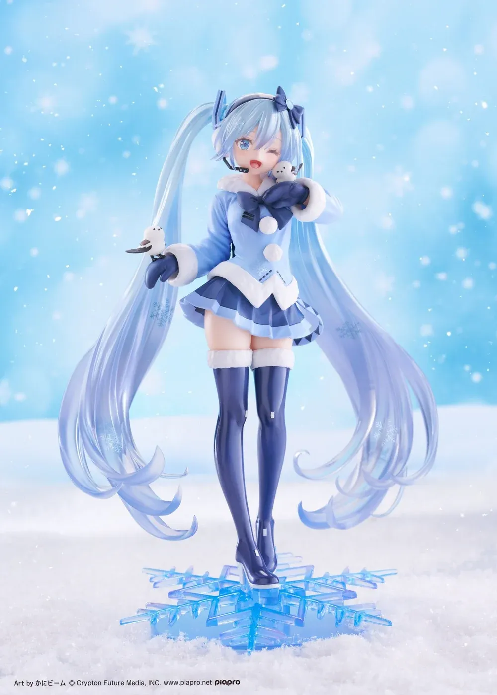 Аніме фігурка Хацуне Міку: Снігова Міку 2012 (Hatsune Miku: Snow Miku 2012 Ver.) — Вокалоїд (Vocaloid), серія AMP+ All Stars Figure, 25 см, виробник Taito 2