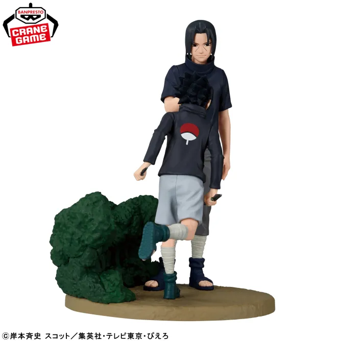 Аніме фігурка Саске Учіха та Ітачі Учіха (Sasuke Uchiha & Itachi Uchiha) — Наруто: Ураганні хроніки (Naruto Shippuden), серія Memorable Saga, 14 см, виробник Banpresto 4