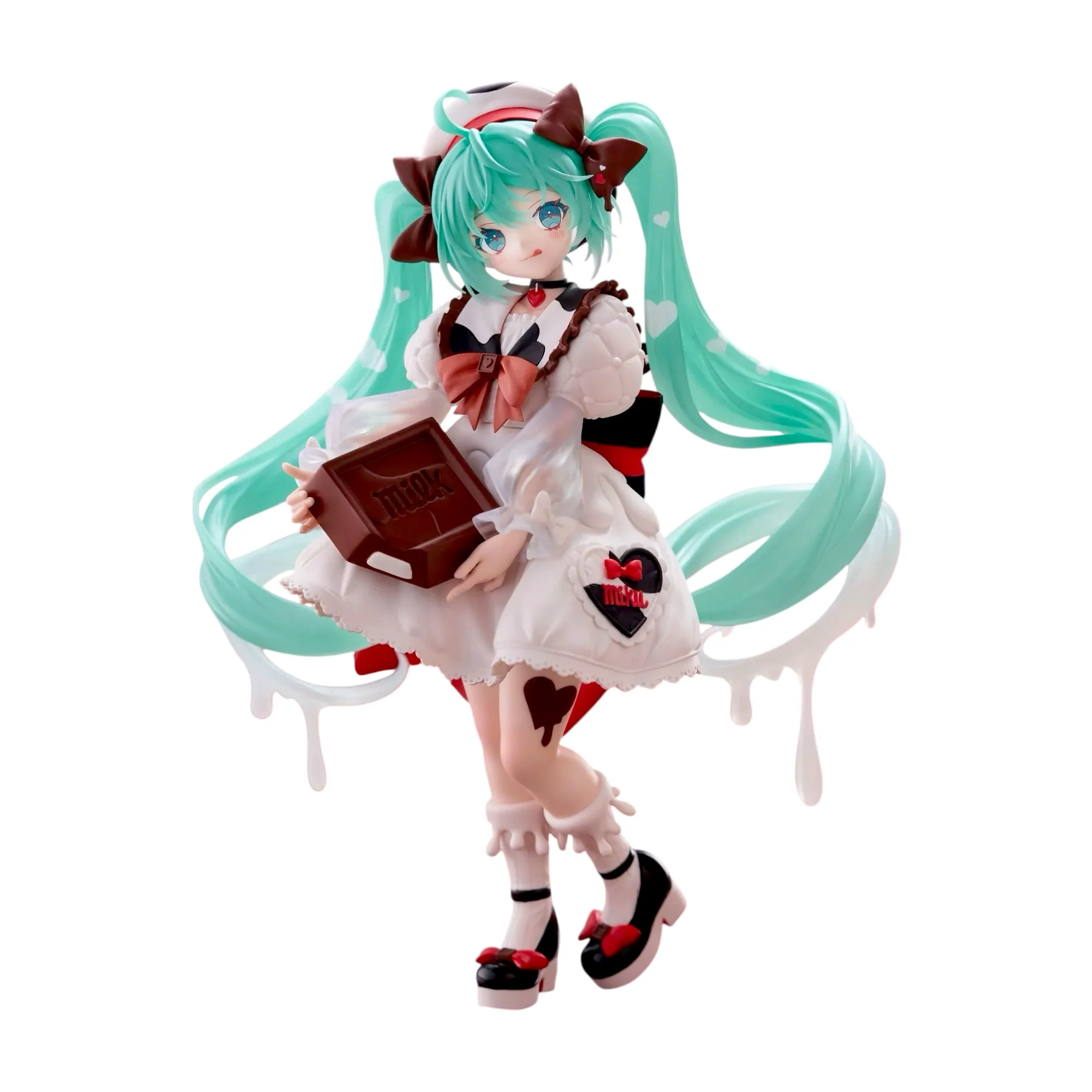 Аніме фігурка Хацуне Міку (Hatsune Miku) — Вокалоїд (Vocaloid), FuRyu - серія Trio-Try-iT (Tirol Choco Milk Chocolate Ver.), 18 см