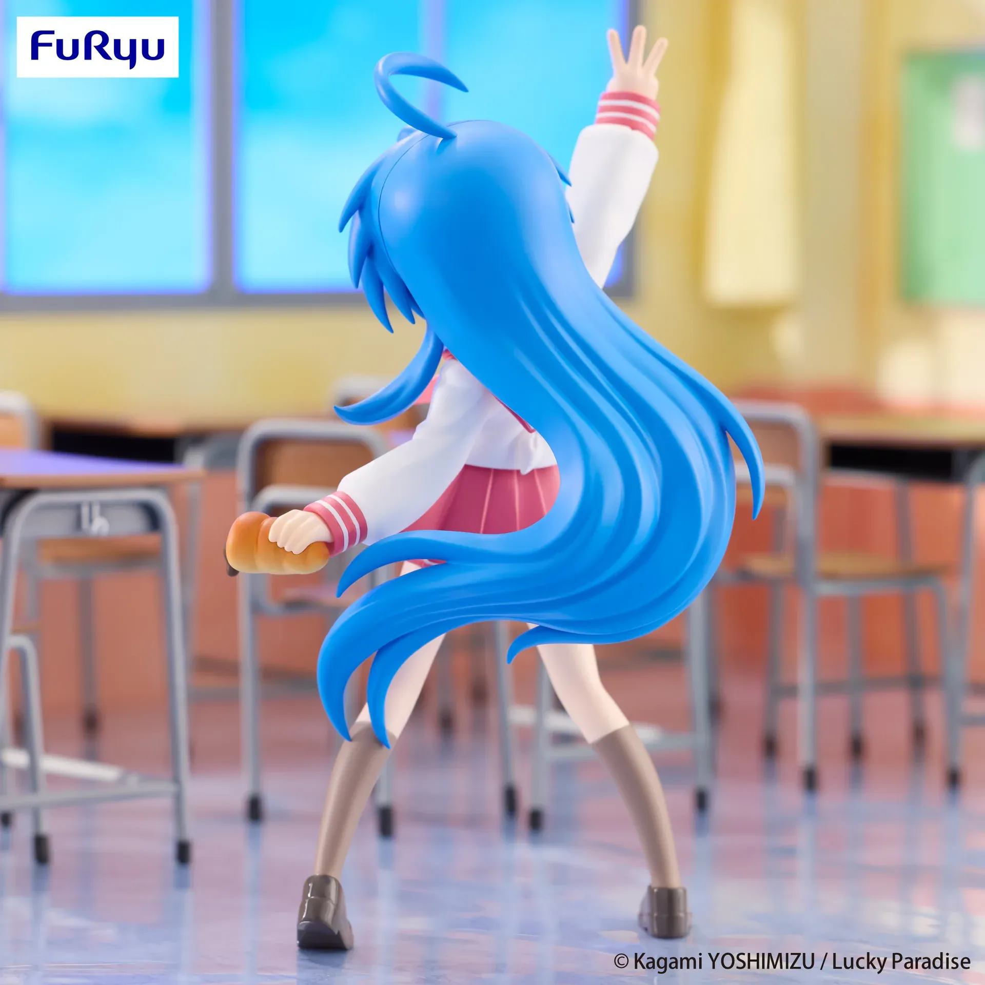 Аніме фігурка Коната Ідзумі (Konata Izumi) — Щаслива зірка (Lucky Star), від FuRyu (Trio-Try-iT) 17 см 3