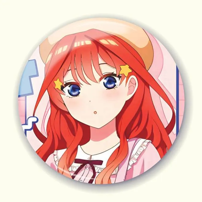 Аніме значок Пʼять наречених (The Quintessential Quintuplets) 4, 56 мм, глянець