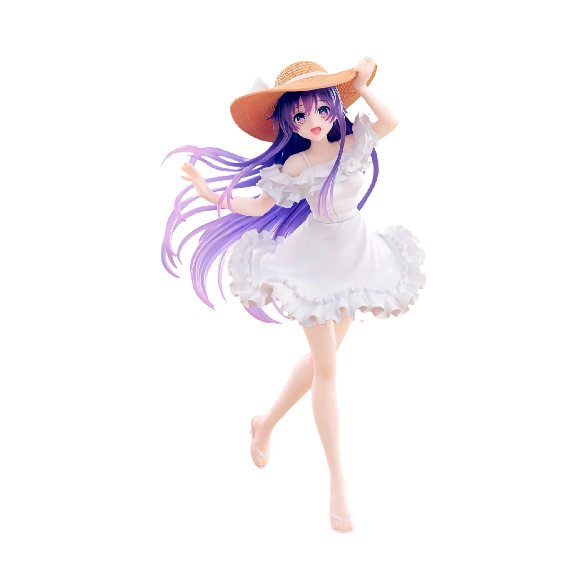 Аніме фігурка Тока Ятогамі (Tohka Yatogami: Summer Dress Ver.) — Побачення з життям (Date A Live), серія Trio-Try-It, 21 см, виробник FuRyu