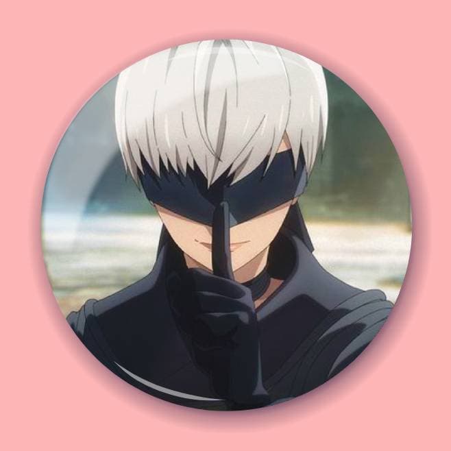 Аніме значок Ніер: Автомата (NieR: Automata) 17, 56 мм, Глянець