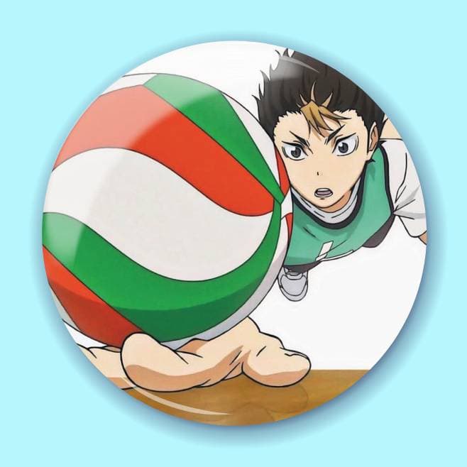 Аніме значок Волейбол (Haikyuu!!) 57, 56 мм, глянець