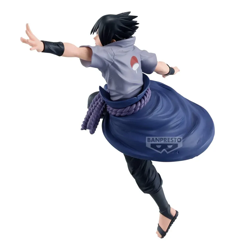 Аніме фігурка Саске Учіха (Sasuke Uchiha) — Наруто (Naruto), серія 72 SERIES VIBRATION STARS, 14 см, виробник Banpresto 4