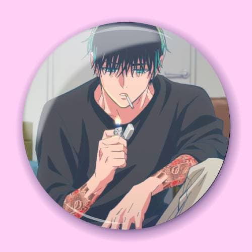Аніме значок В наступному житті краще бути незнайомцями (Yakuza Fiance) 7, 56 мм, глянець