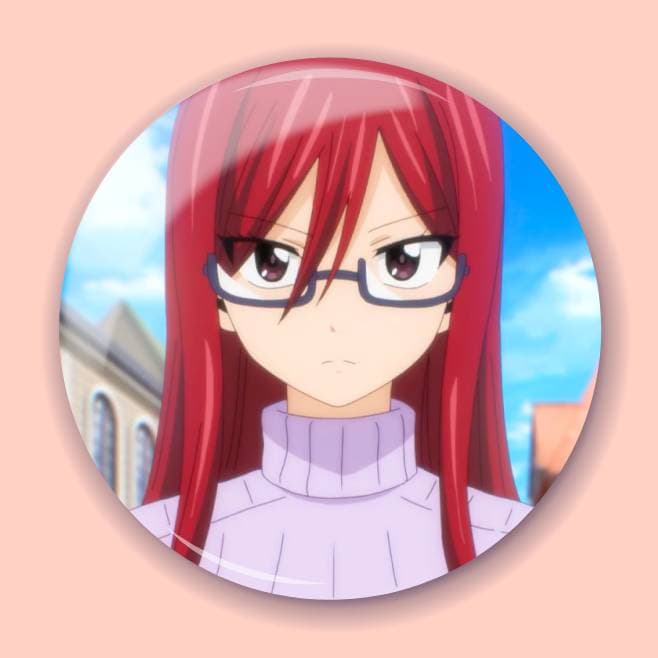 Аніме значок Хвіст Феї (Fairy Tail) 3, 56 мм, глянець