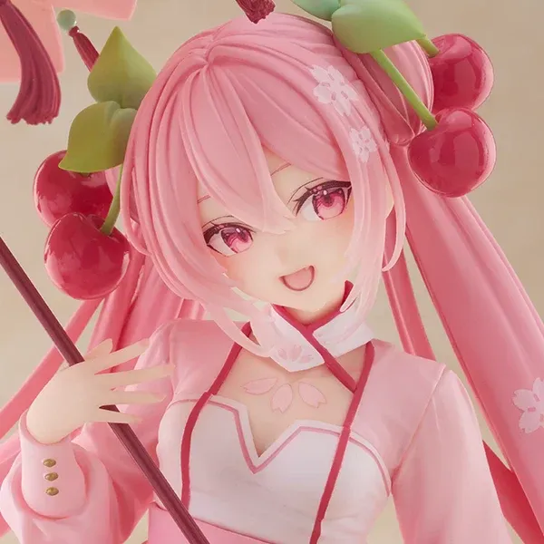 Аніме фігурка Хацуне Міку (Hatsune Miku) — Вокалоїд (Vocaloid), Artist MasterPiece+ Sakura Dress Ver., Taito, 21 см 8