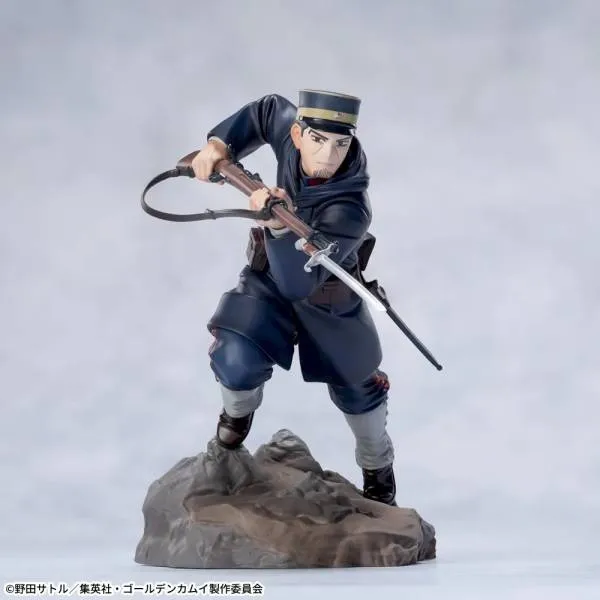 Аніме фігурка Сержант Цукішіма (Sergeant Tsukishima) — Золоте божество (Golden Kamuy), серія Xross Link, 14 см, виробник Sega 2