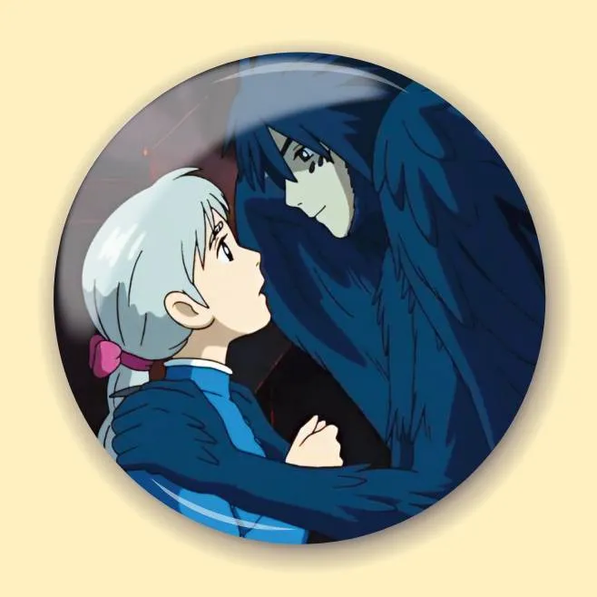 Аніме значок Мандрівний замок Гаула (Howl's Moving Castle) 15, 56 мм