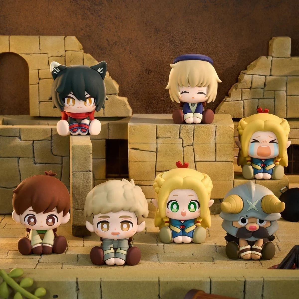Випадкова аніме фігурка-сюрприз — Підземелля смакоти (Delicious in Dungeon), серія Mini Doll Sitting Series, 8 см (Blind Box) 2