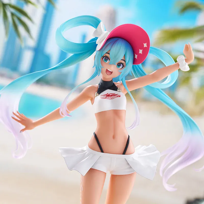 Аніме фігурка Хацуне Міку (Hatsune Miku) GT Project Racing Miku 2024 Summer Holiday Ver. Furyu — Хацуне Міку (Hatsune Miku), 23 см 2