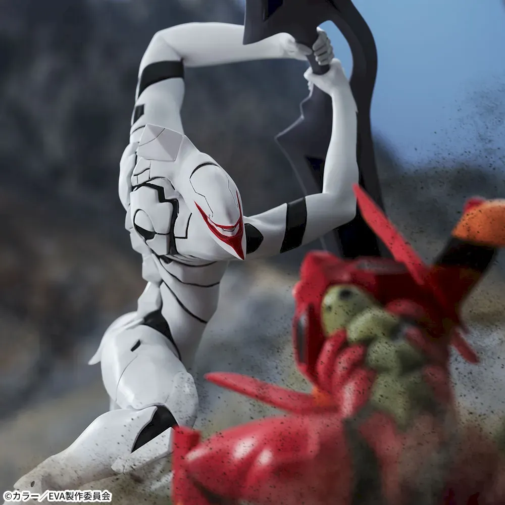 Аніме фігурка Серійна Єва (Eva Mass Production Type) — Євангеліон: Нова кіноверсія (Evangelion: New Theatrical Edition), серія XROSS LINK FIGURE, 18 см, виробник Sega 5