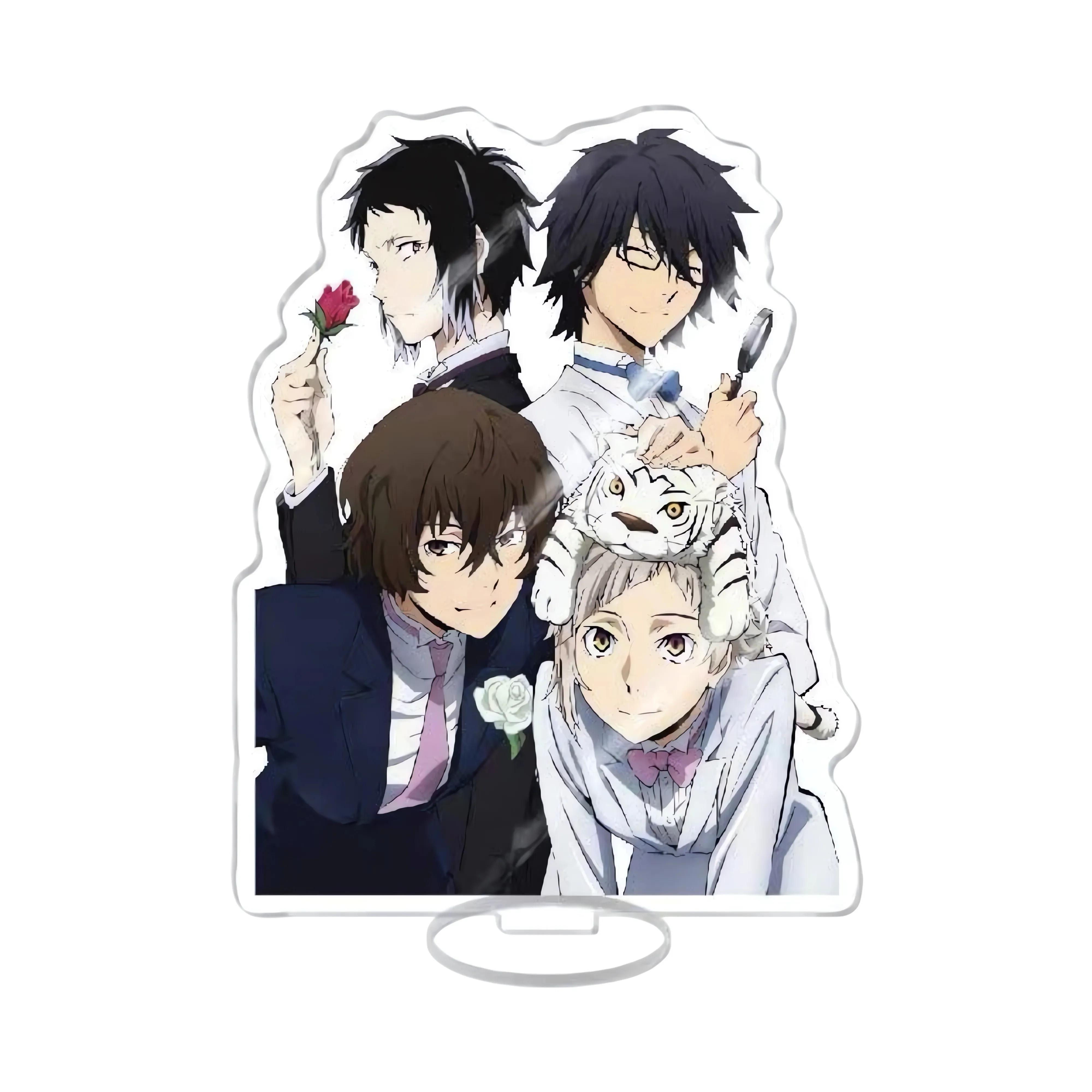 Акриловий стенд - Літературні генії Бродячі пси (Bungou Stray Dogs)