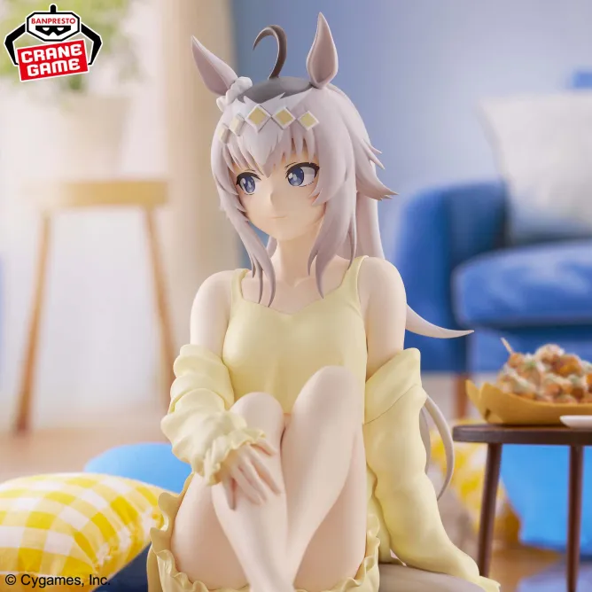Аніме фігурка Оґурі Кеп (Oguri Cap) — Кобилички: Сіндерела Ґрей (Uma Musume: Cinderella Gray), серія Relax Time, 14 см, виробник Banpresto 3