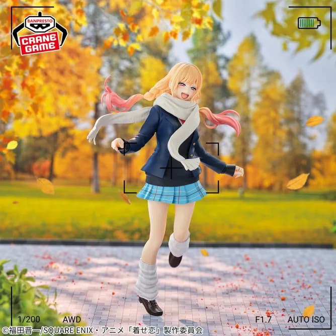Аніме фігурка Марін Кітаґава (Marin Kitagawa Winter Uniform Ver.) — Ця порцелянова лялька закохалася (My Dress-Up Darling), серія Glitter & Glamours, 24 см, виробник Banpresto 3