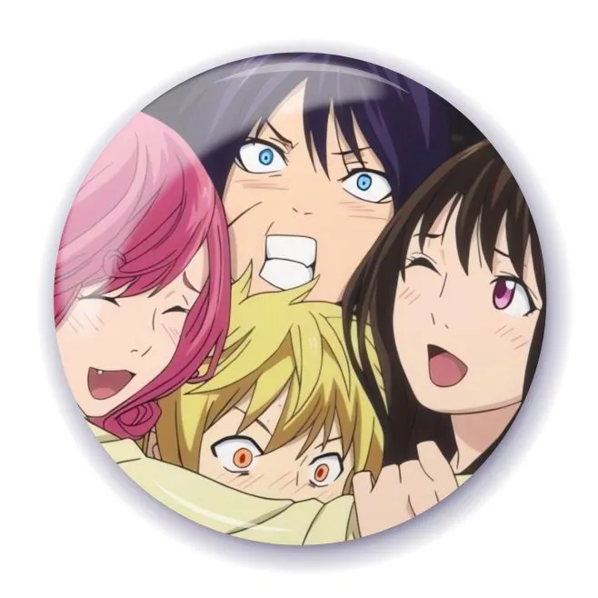 Аніме значок Безхатній бог (Noragami) 25, 56 мм, глянець