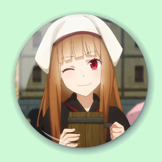 Аніме значок Вовчиця та спеції (Spice and Wolf) 9, 56 мм