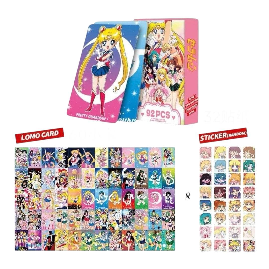 Картки по аніме Sailor Moon та 32 стікери 3