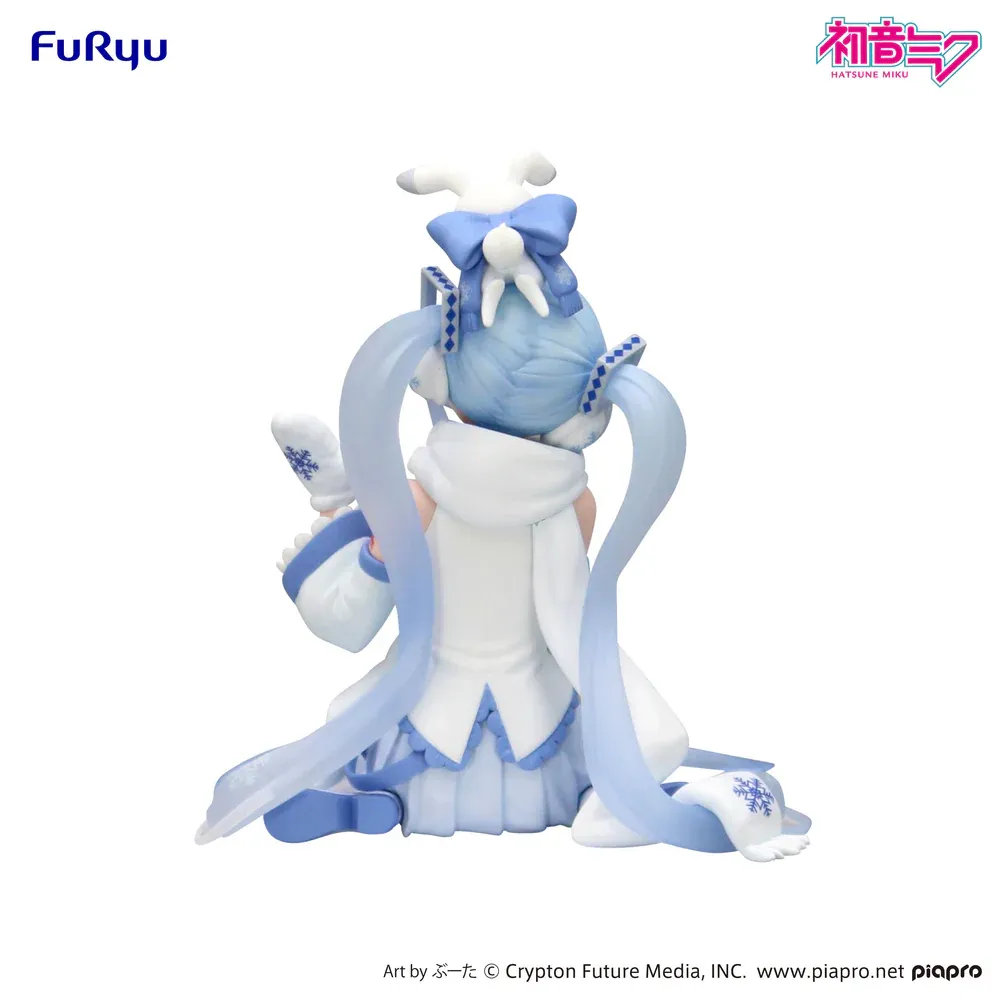 Аніме фігурка Сноу Міку (Snow Miku) Sky Town 10th Ver. Noodle Stopper Furyu — Хацуне Міку (Hatsune Miku), 15 см 7