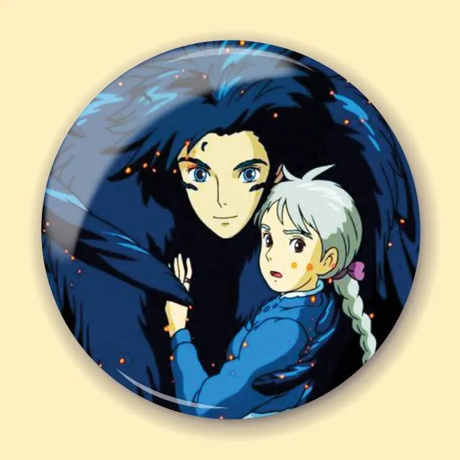 Аніме значок Мандрівний замок Хаула (Howl's Moving Castle) 16, 56 мм