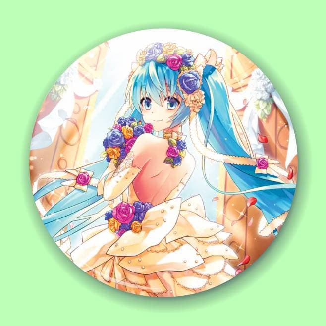 Аніме значок Хацуне Міку (Hatsune Miku) — Хацуне Міку (Hatsune Miku) Piapro Characters 7, 56 мм