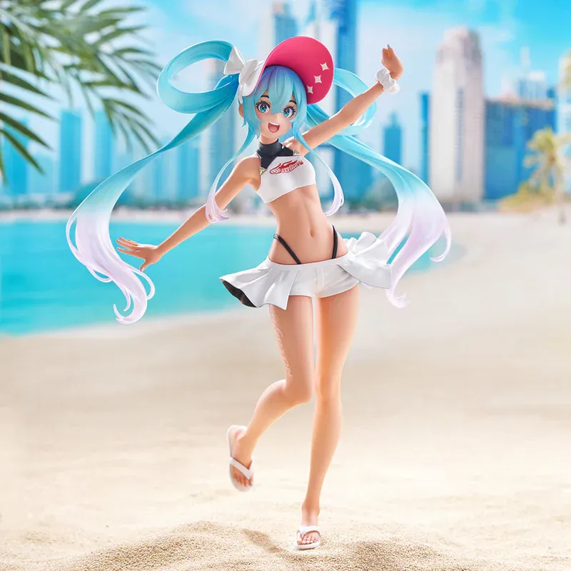 Аніме фігурка Хацуне Міку (Hatsune Miku) GT Project Racing Miku 2024 Summer Holiday Ver. Furyu — Хацуне Міку (Hatsune Miku), 23 см 3
