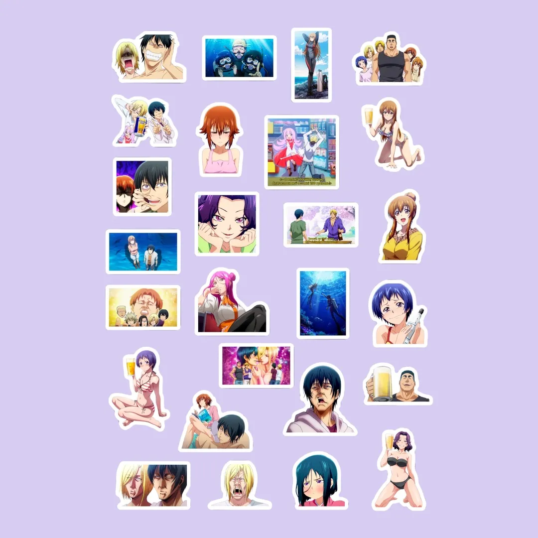 Аніме наліпки Неосяжна блакить (Grand blue) - 1