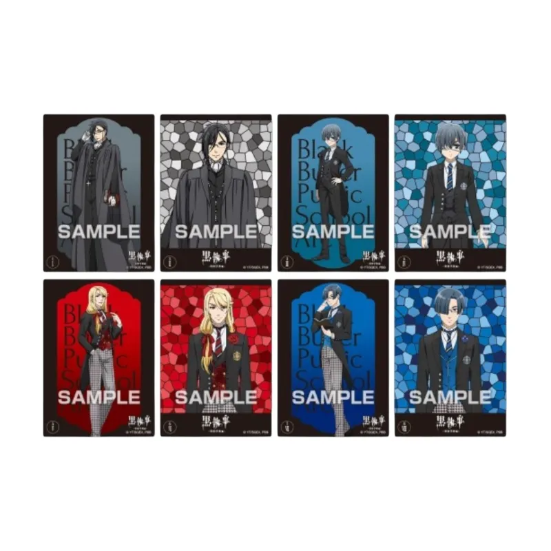 Аніме картки Boarding School Edition Clear Collection Ensky — Темний дворецький (Black Butler) 2
