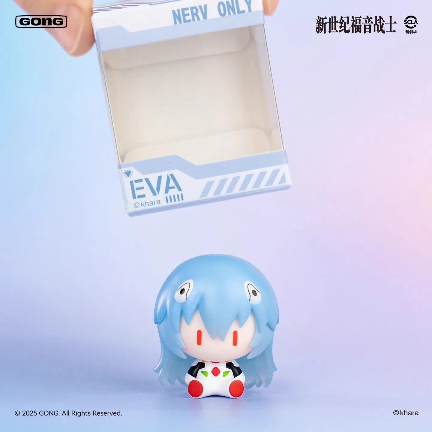 Аніме фігурка-сюрприз Євангеліон (Evangelion Super Mini Figures Land at NERV), серія рандомних міні-фігурок POP MART x GONG 6