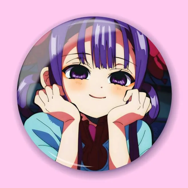 Аніме значок Туалетний привид Ханако (Toilet-bound Hanako-kun) 8, 56 мм