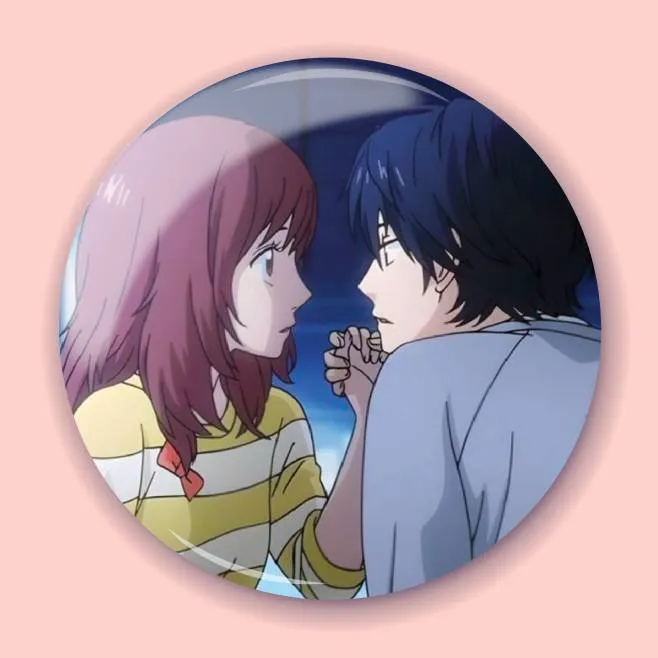 Аніме значок Шлях юності (Ao Haru Ride) 11, 56 мм, глянець