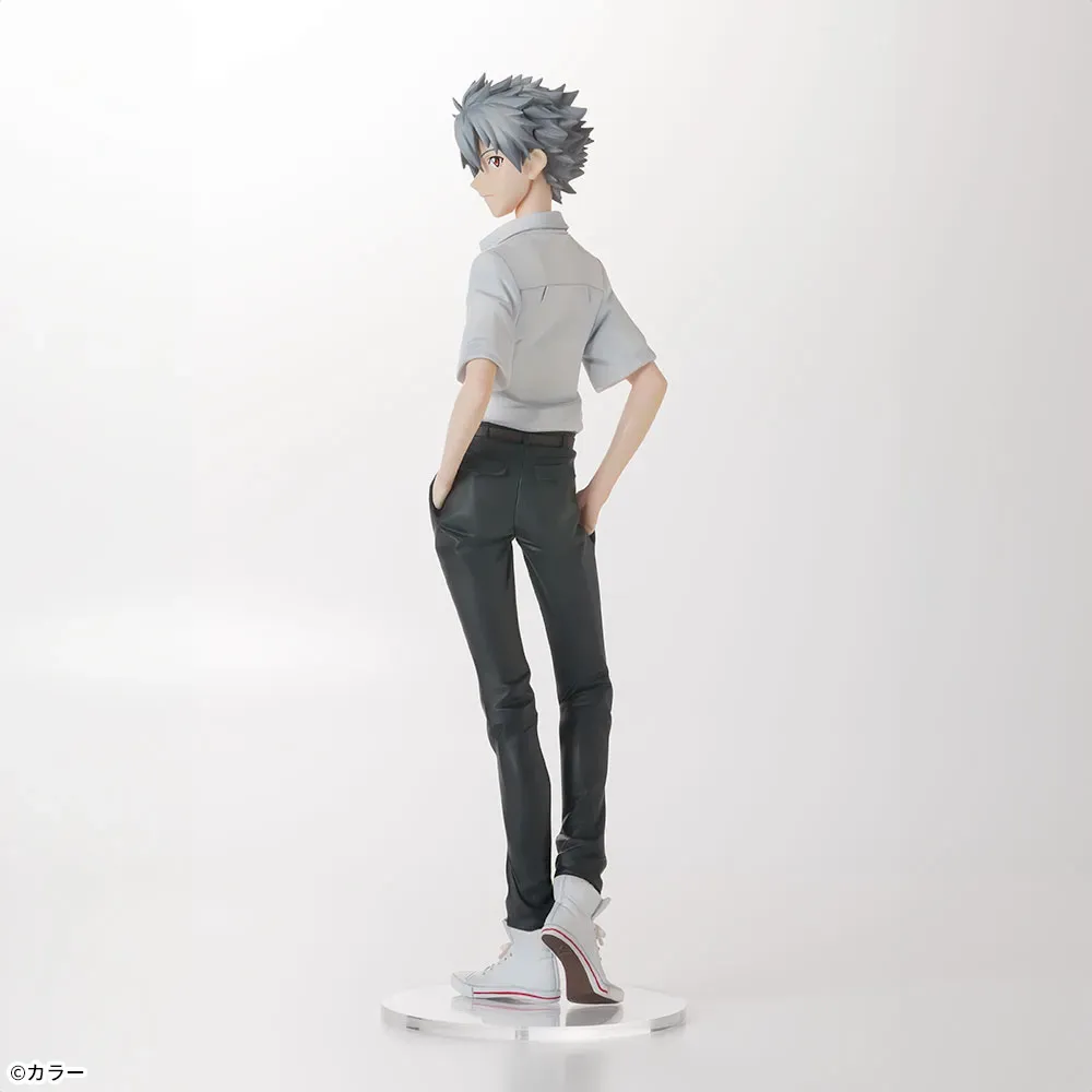 Аніме фігурка Кавору Наґіса (Kaworu Nagisa) School Uniform Ver. Sega — Єванґеліон (Evangelion), 22 см, статична, в коробці, оригінал, 2025 3