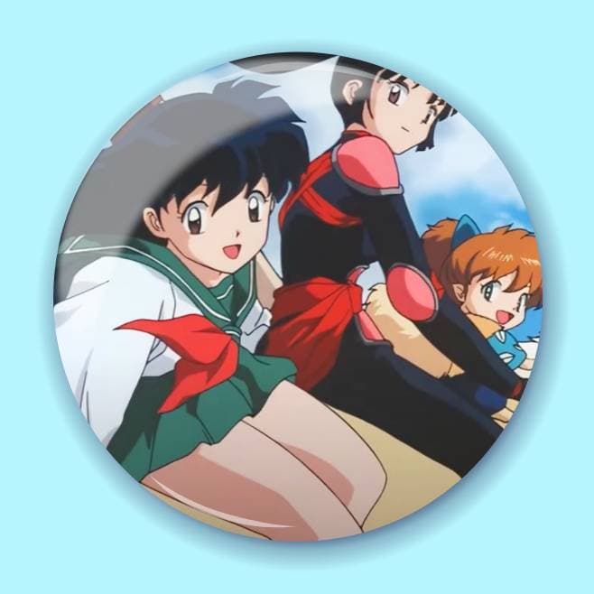 Аніме значок Інуяша (Inuyasha) 5, 56 мм