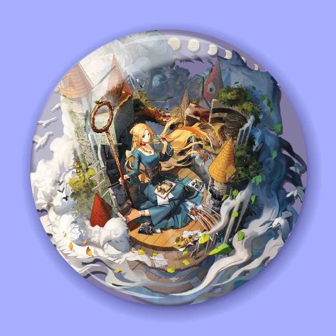 Аніме значок Смаколики з підземелля (Delicious in Dungeon) 44, 56 мм