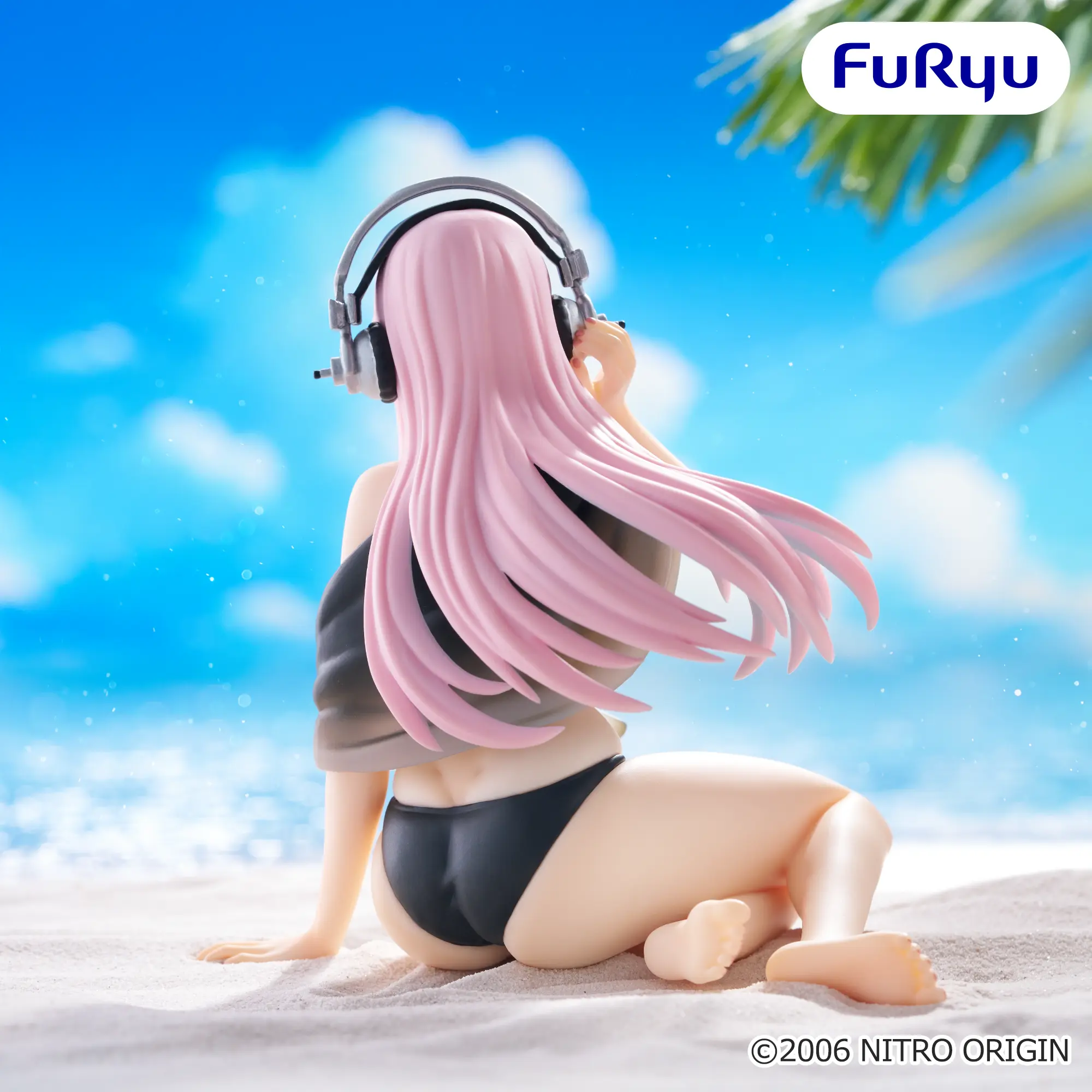 Аніме фігурка Супер Соніко (Super Sonico Summer Memory Ver.), серія Noodle Stopper, 11 см 3