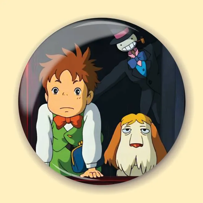 Аніме значок Мандрівний замок Гаула (Howl's Moving Castle) 2, 56 мм