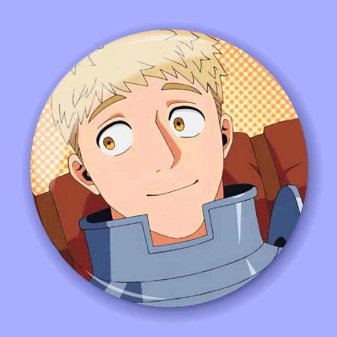 Аніме значок Смаколики з підземелля (Delicious in Dungeon) 23, 56 мм