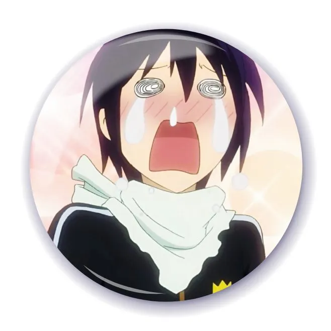 Аніме значок Безхатній бог (Noragami) 16, 56 мм, глянець